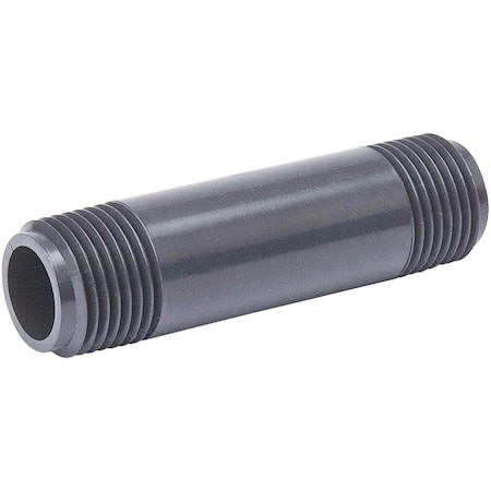 B & K 2 In. x 6 In. Schedule 80 PVC Nipple 408-060